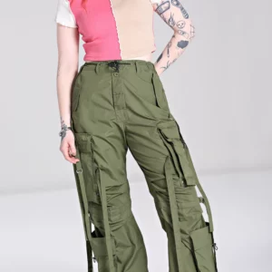 octopus trousers green