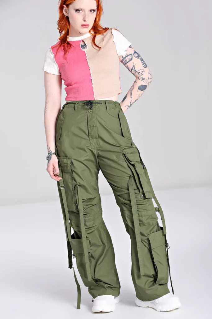 octopus trousers green