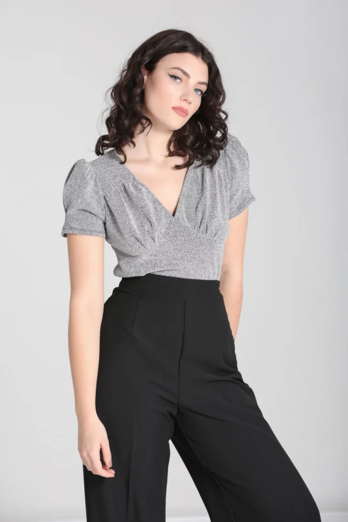 loco motion top silver