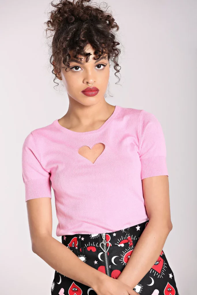 heart top pink